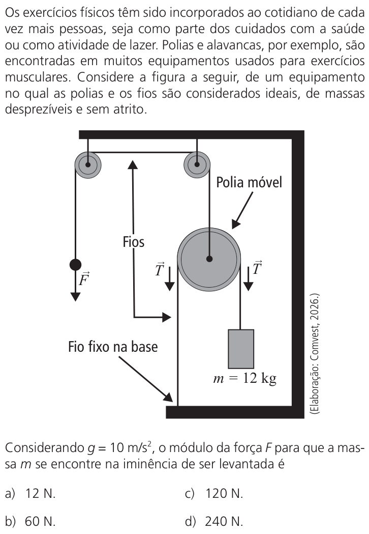 Questão 65 no caderno Q da UNICAMP 2027
