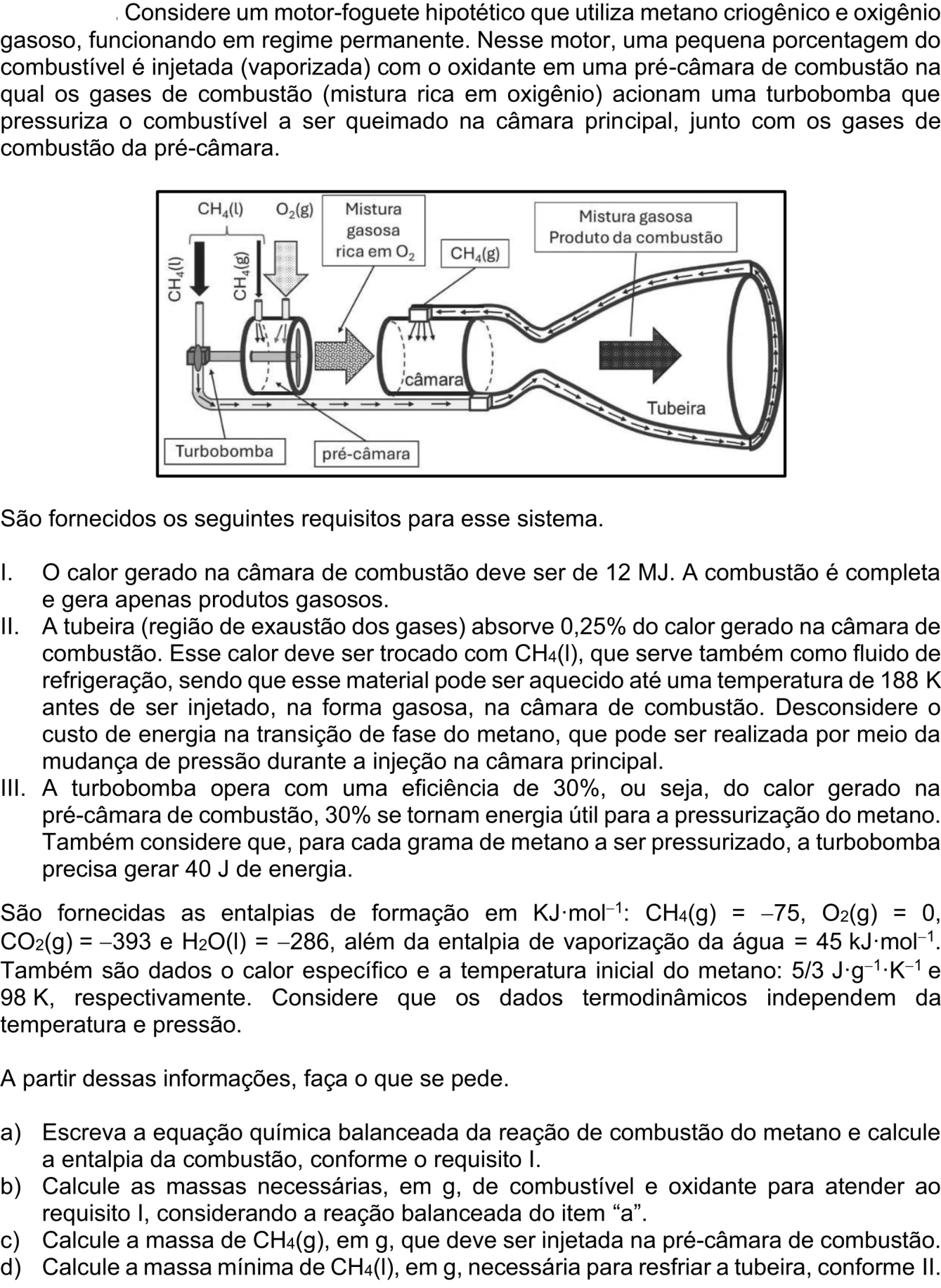 Questão 8 no caderno Química da 2ª fase do ITA 2026