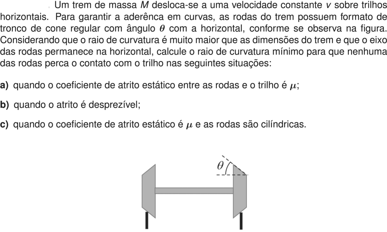 Questão 1 no caderno Física da 2ª fase do ITA 2026