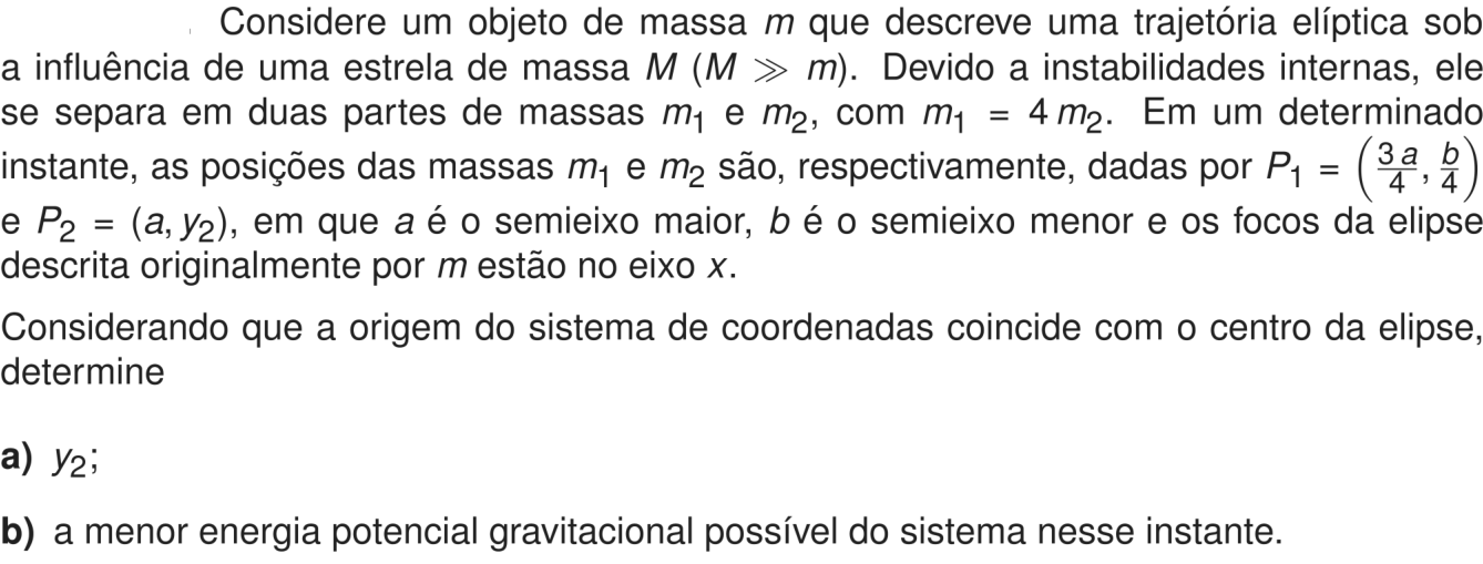 Questão 4 no caderno Física da 2ª fase do ITA 2026