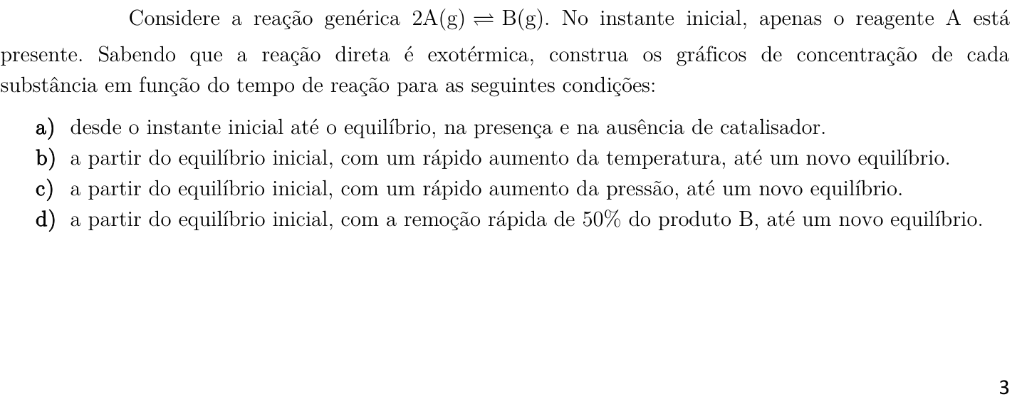 Questão 10 no caderno Química da 2ª fase do ITA 2019