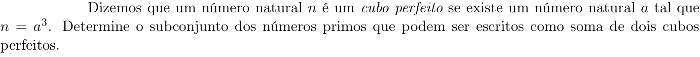 Questão 3 no caderno Matemática da 2ª fase do ITA 2020