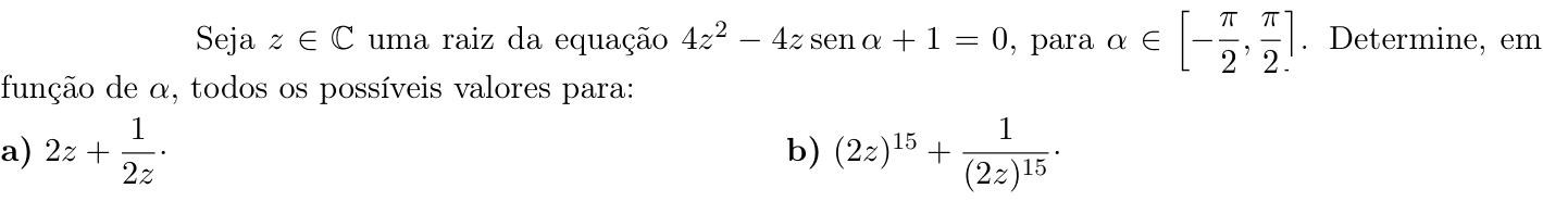 Questão 6 no caderno Matemática da 2ª fase do ITA 2020