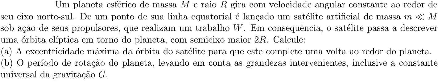 Questão 4 no caderno Física da 2ª fase do ITA 2020
