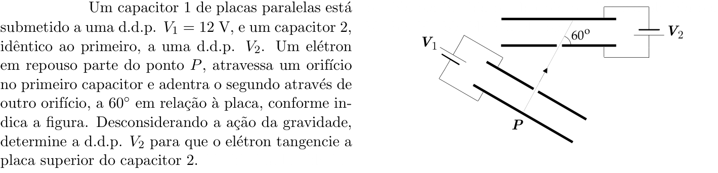 Questão 8 no caderno Física da 2ª fase do ITA 2020