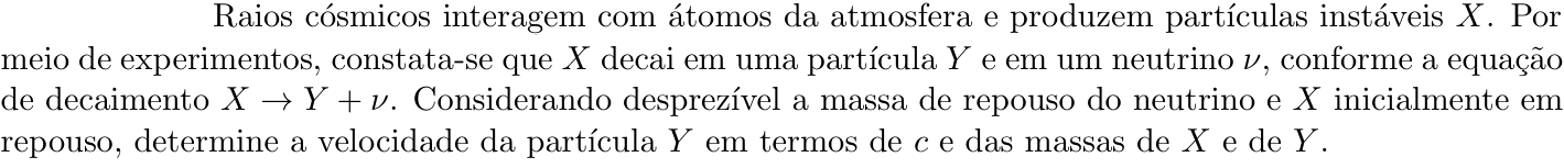 Questão 10 no caderno Física da 2ª fase do ITA 2020