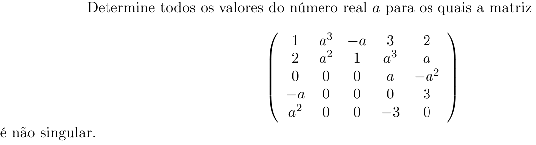 Questão 2 no caderno Matemática da 2ª fase do ITA 2021