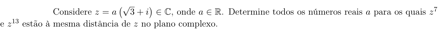 Questão 6 no caderno Matemática da 2ª fase do ITA 2021