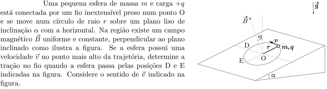 Questão 2 no caderno Física da 2ª fase do ITA 2021
