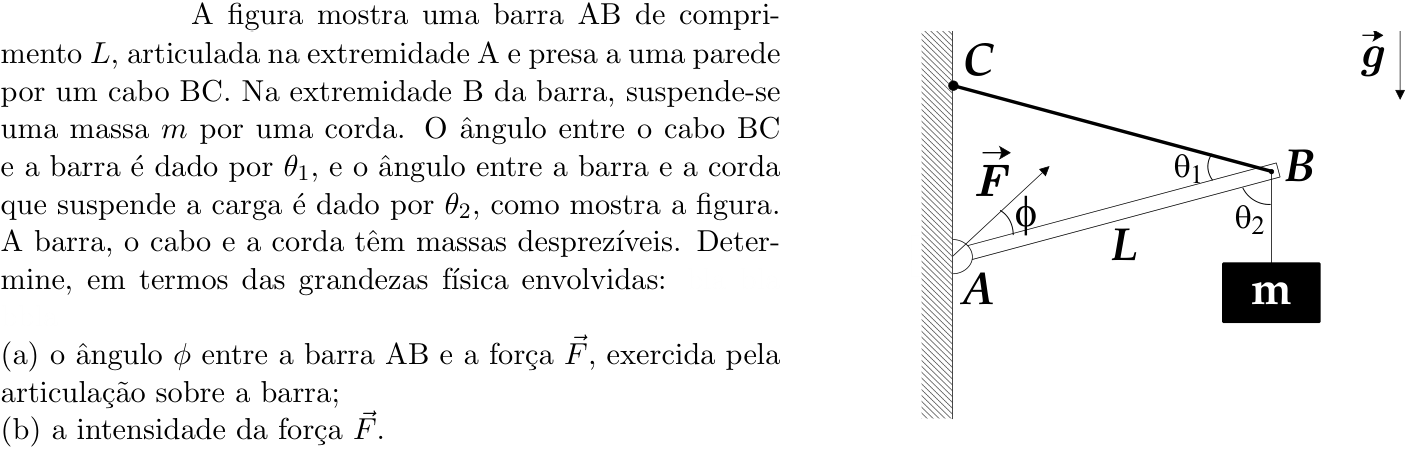 Questão 5 no caderno Física da 2ª fase do ITA 2021