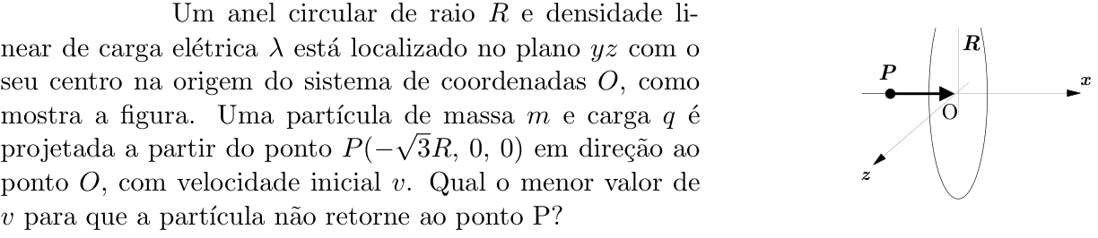 Questão 8 no caderno Física da 2ª fase do ITA 2021