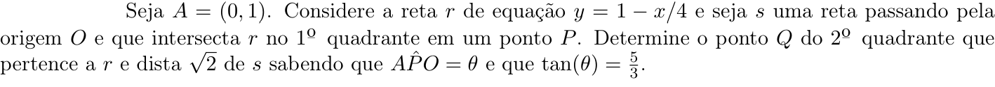 Questão 6 no caderno Matemática da 2ª fase do ITA 2022