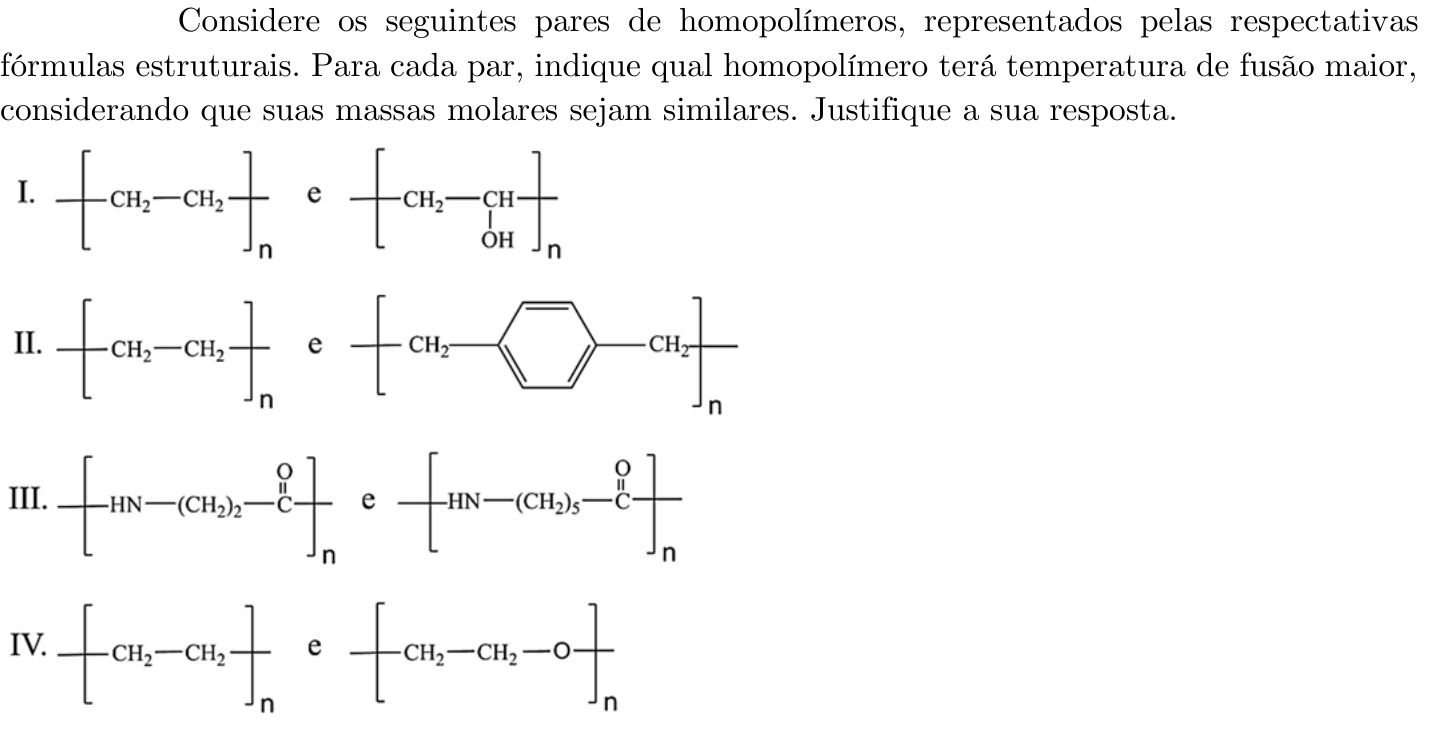 Questão 6 no caderno Química da 2ª fase do ITA 2022