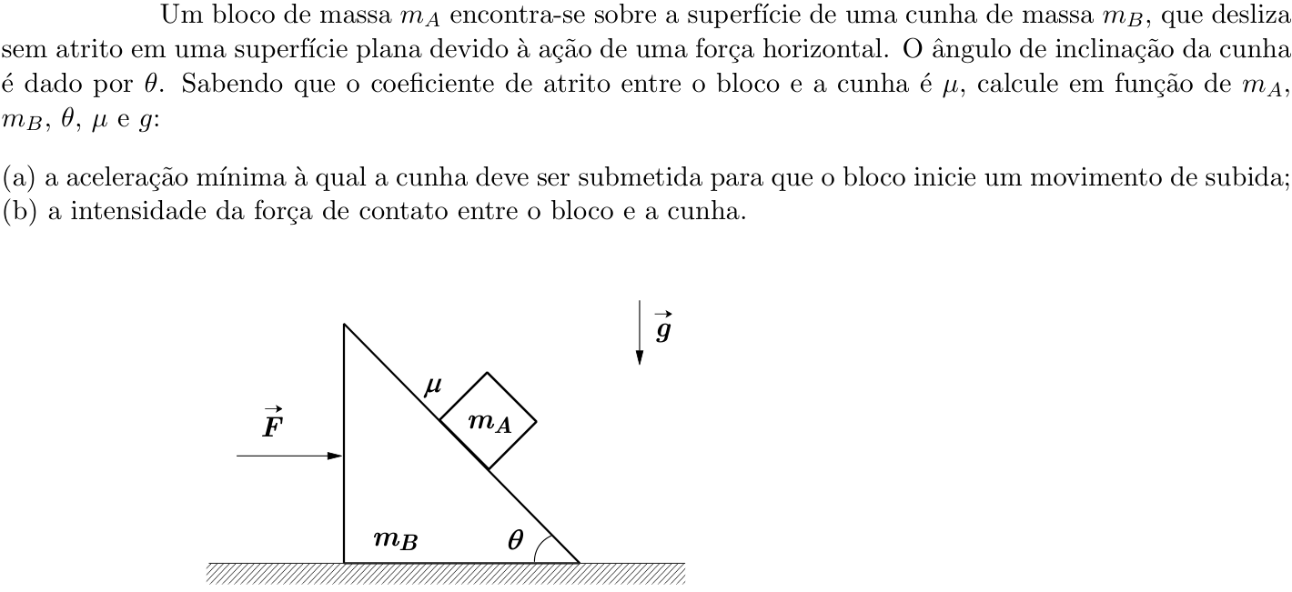 Questão 1 no caderno Física da 2ª fase do ITA 2022