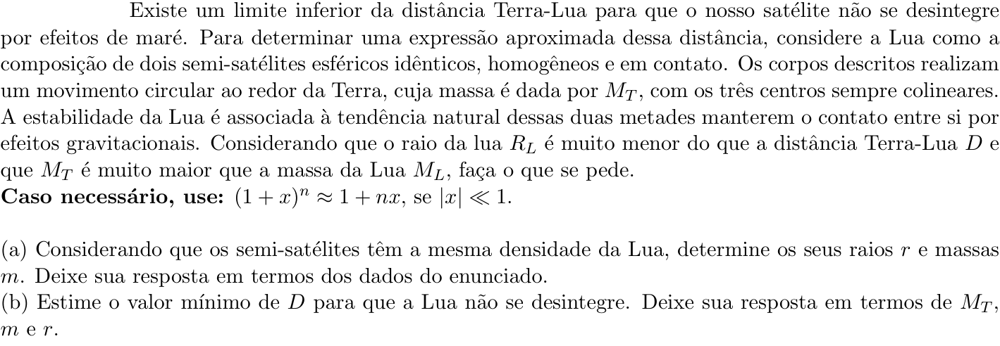 Questão 2 no caderno Física da 2ª fase do ITA 2022