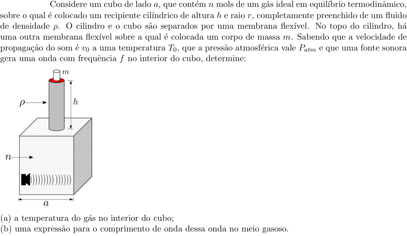 Questão 4 no caderno Física da 2ª fase do ITA 2022