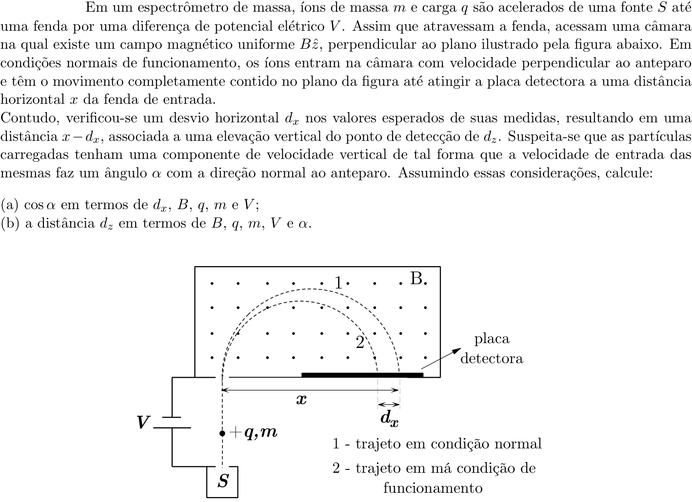 Questão 8 no caderno Física da 2ª fase do ITA 2022
