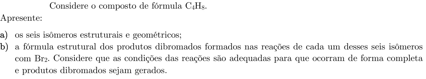 Questão 10 no caderno Química da 2ª fase do ITA 2023