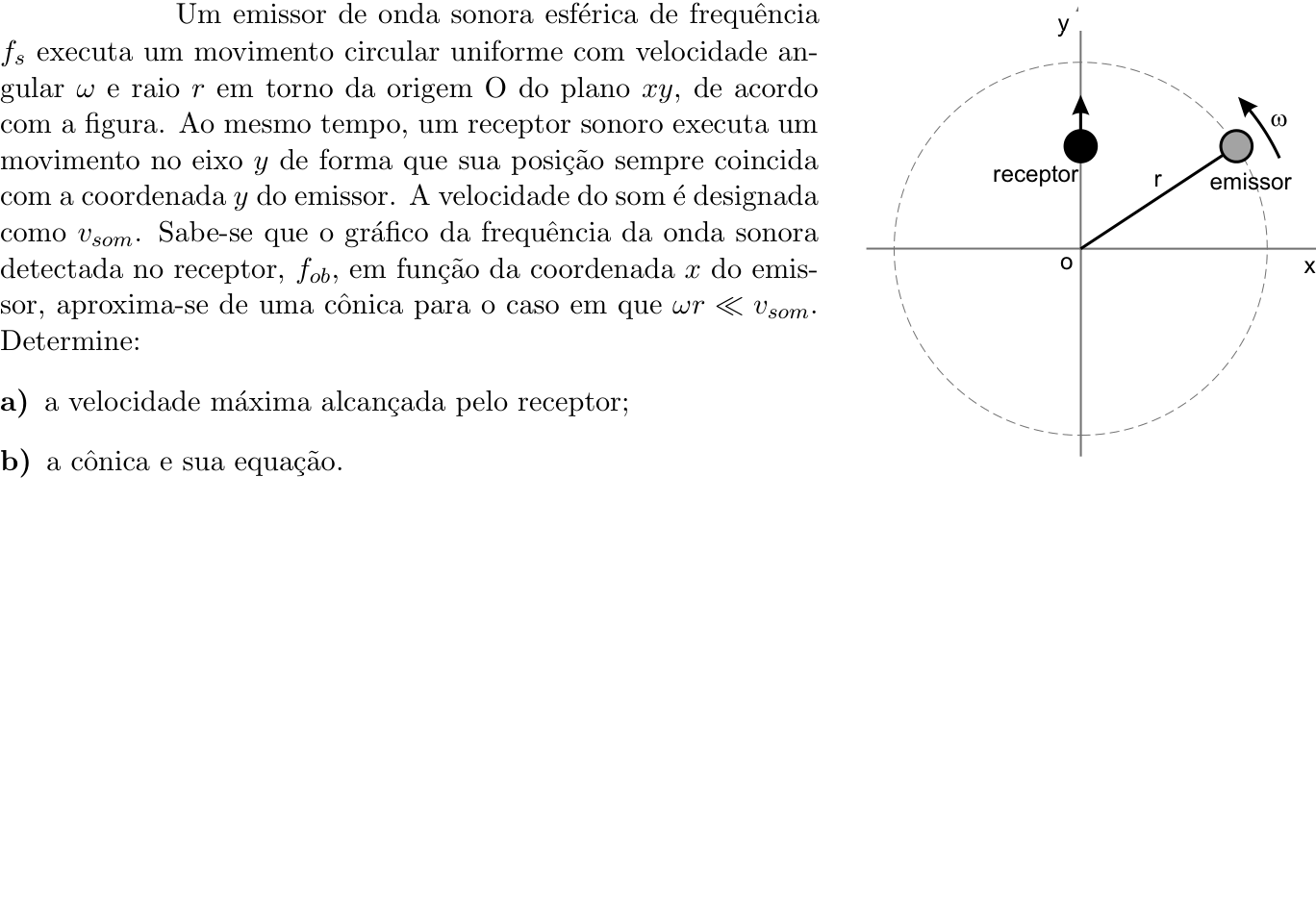 Questão 5 no caderno Física da 2ª fase do ITA 2023