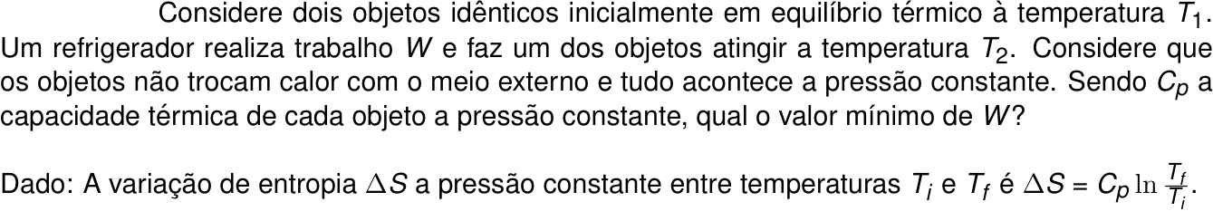 Questão 5 no caderno Física da 2ª fase do ITA 2024