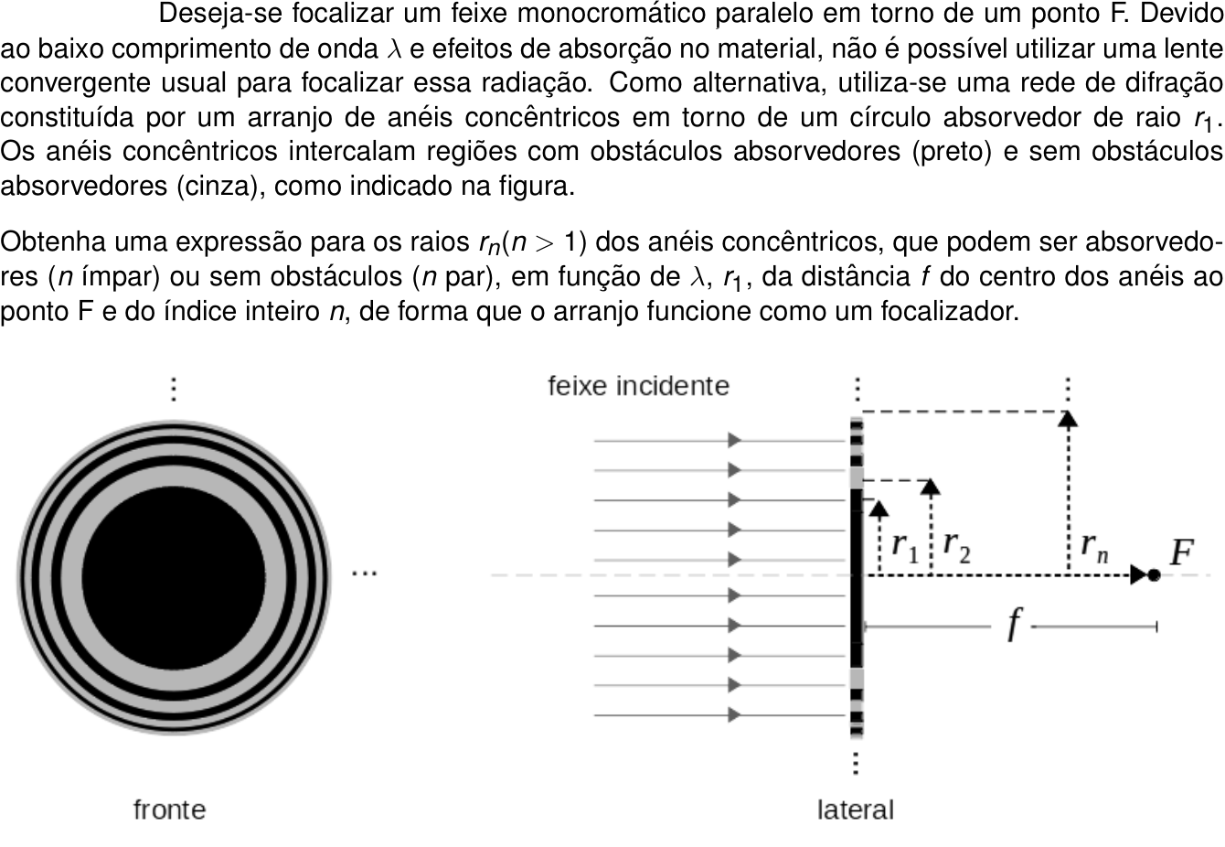 Questão 7 no caderno Física da 2ª fase do ITA 2024