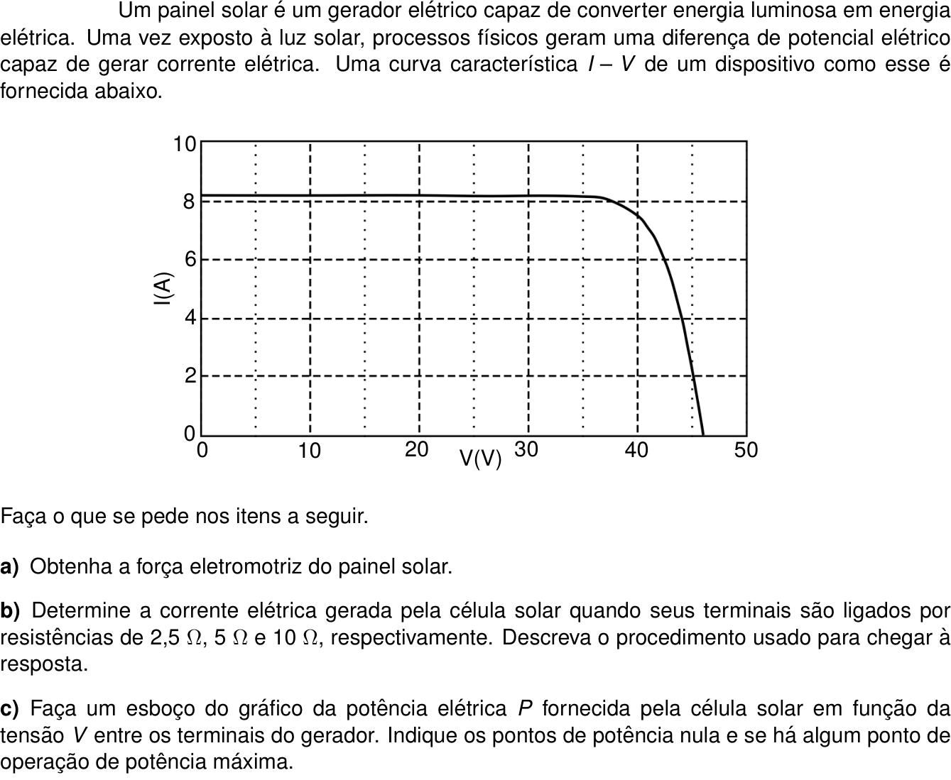 Questão 9 no caderno Física da 2ª fase do ITA 2024