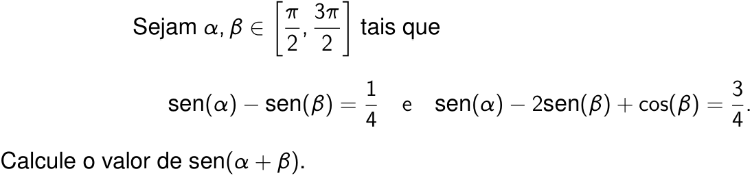 Questão 3 no caderno Matemática da 2ª fase do ITA 2025