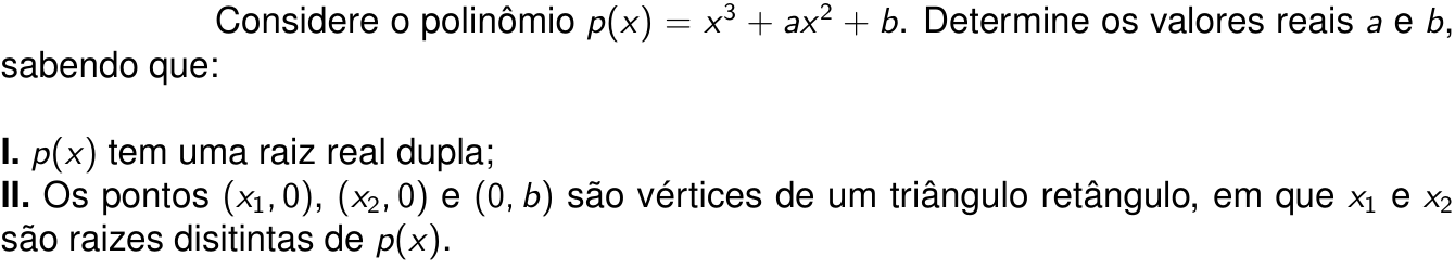 Questão 7 no caderno Matemática da 2ª fase do ITA 2025