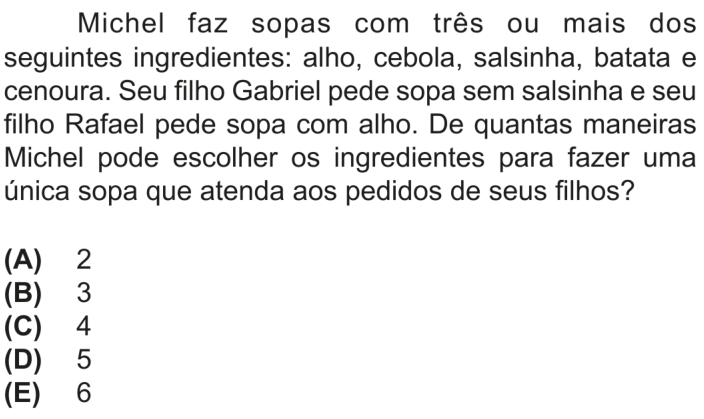 Questão 13 no caderno Nível 1 da OBMEP 2025