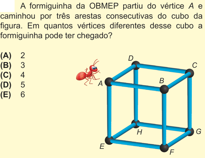 Questão 17 no caderno Nível 1 da OBMEP 2025