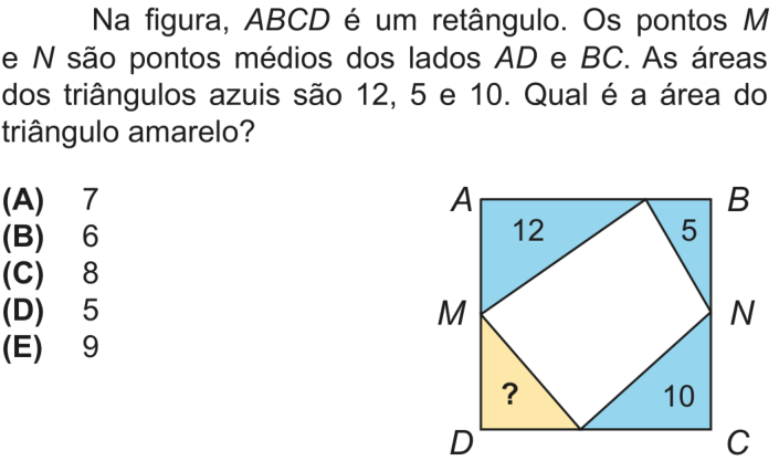 Questão 11 no caderno Nível 2 da OBMEP 2025
