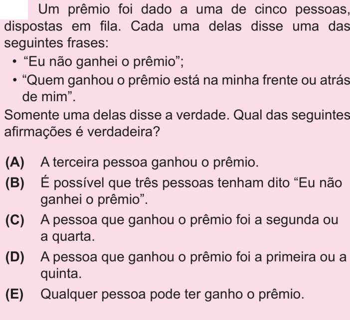 Questão 19 no caderno Nível 2 da OBMEP 2025