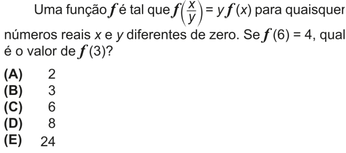 Questão 8 no caderno Nível 3 da OBMEP 2025
