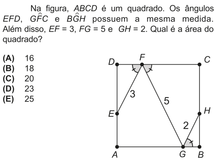 Questão 10 no caderno Nível 3 da OBMEP 2025