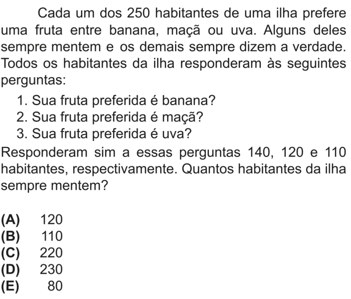 Questão 11 no caderno Nível 3 da OBMEP 2025