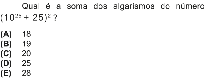 Questão 12 no caderno Nível 3 da OBMEP 2025