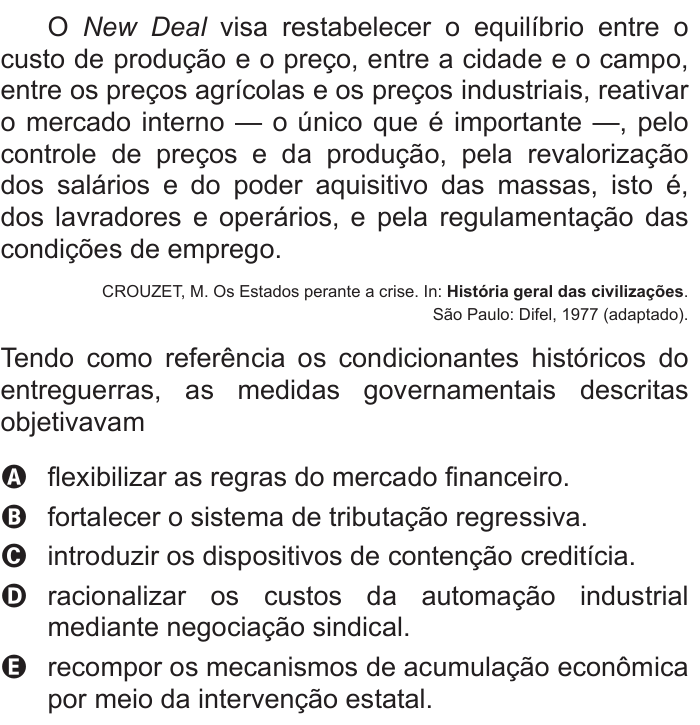 Questão 62 no caderno Azul do ENEM 2017