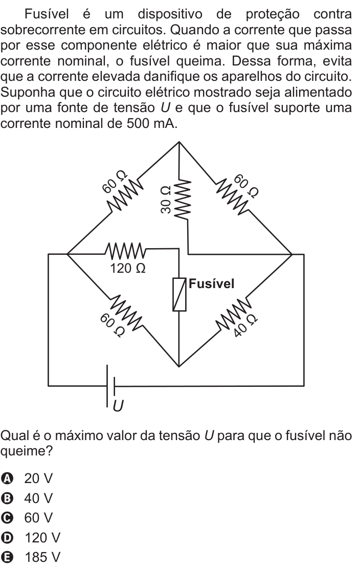 Questão 110 no caderno Azul do ENEM 2017
