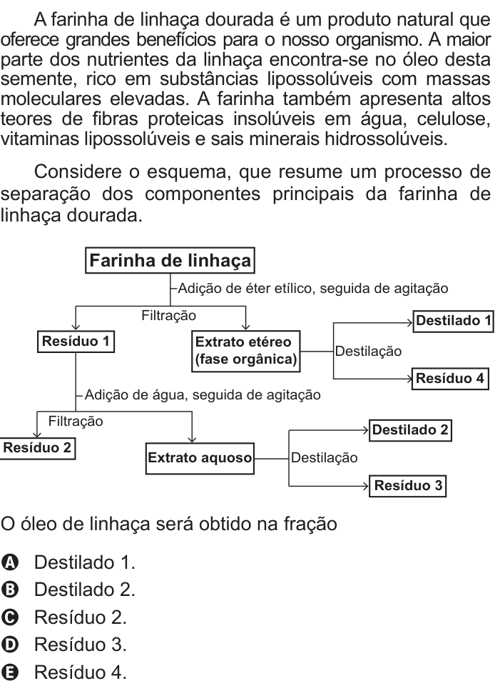 Questão 113 no caderno Azul do ENEM 2017