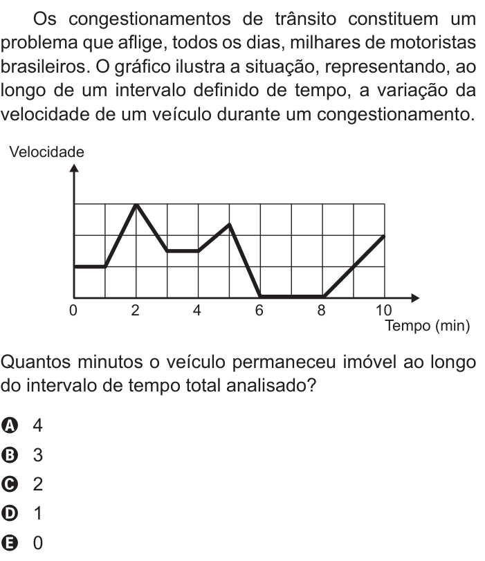 Questão 139 no caderno Azul do ENEM 2017