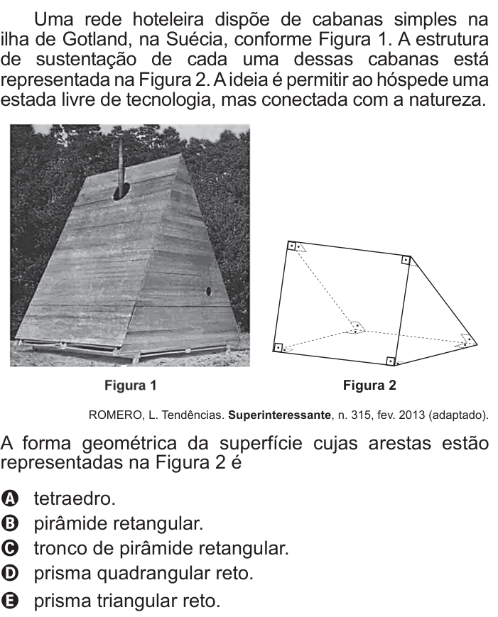 Questão 148 no caderno Azul do ENEM 2017