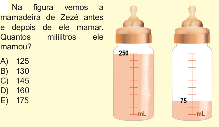 Questão 1 no caderno Nível 1 da OBMEP 2018