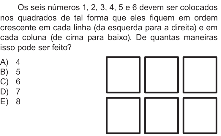 Questão 13 no caderno Nível 1 da OBMEP 2018