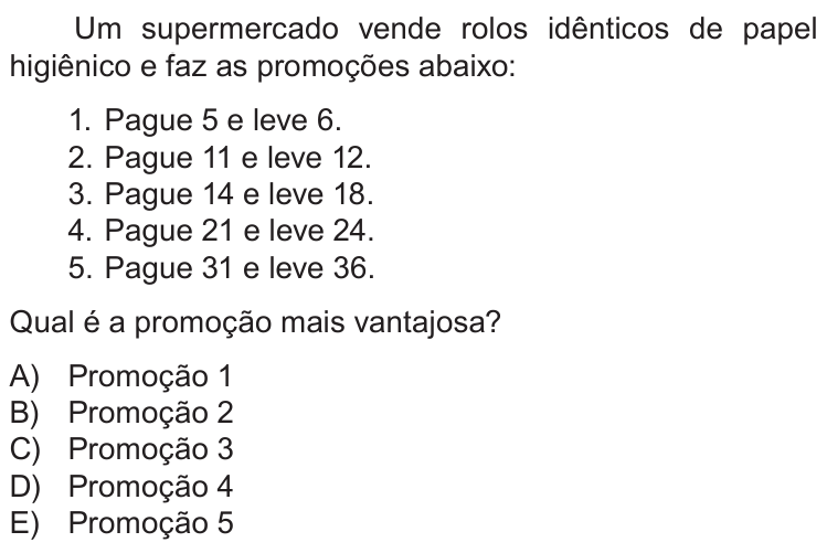 Questão 15 no caderno Nível 1 da OBMEP 2018