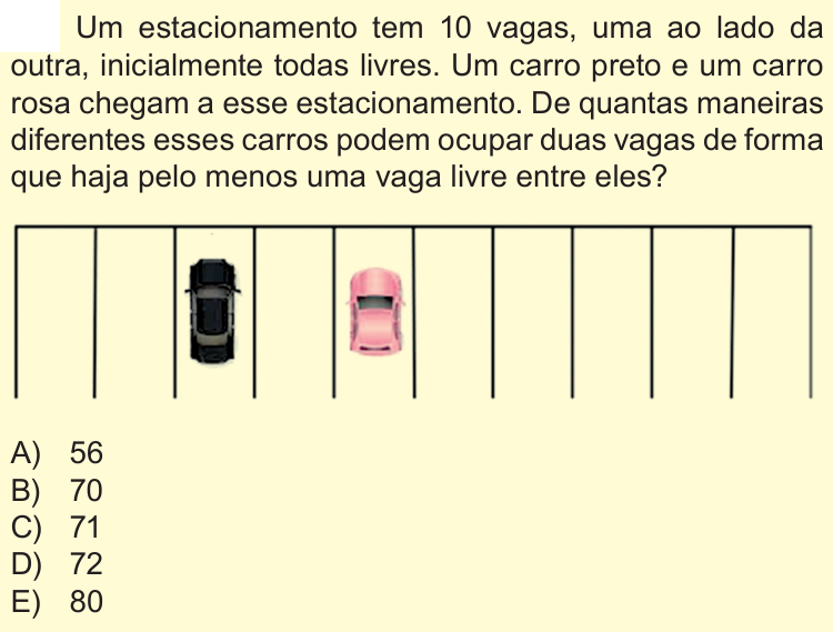 Questão 19 no caderno Nível 1 da OBMEP 2018