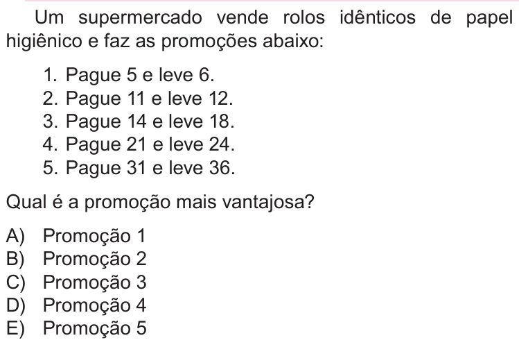 Questão 8 no caderno Nível 2 da OBMEP 2018