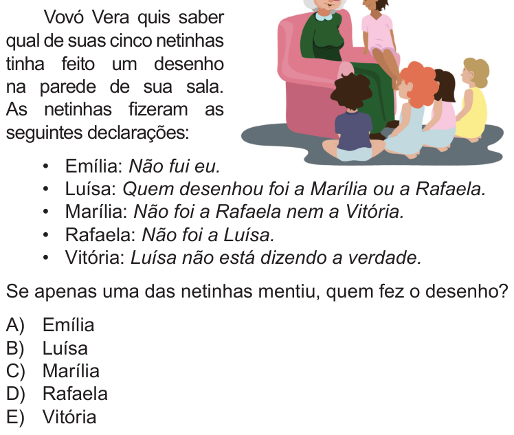 Questão 15 no caderno Nível 2 da OBMEP 2018