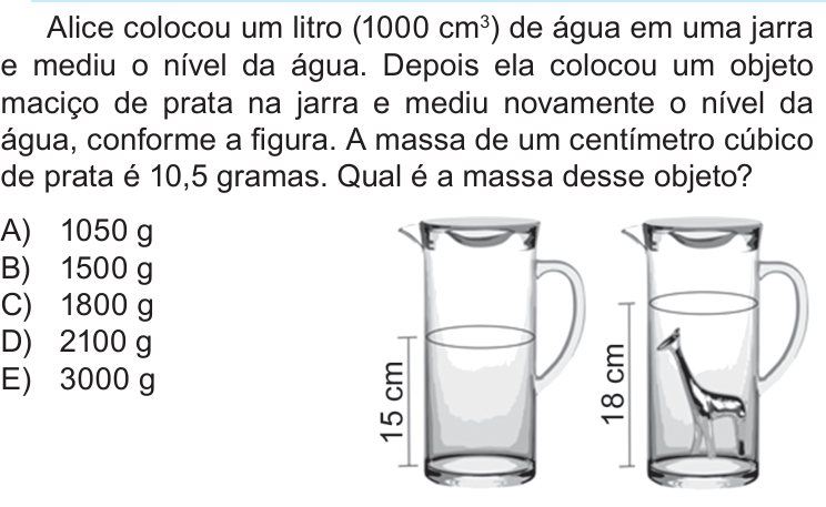 Questão 4 no caderno Nível 3 da OBMEP 2018