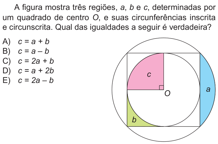 Questão 9 no caderno Nível 3 da OBMEP 2018