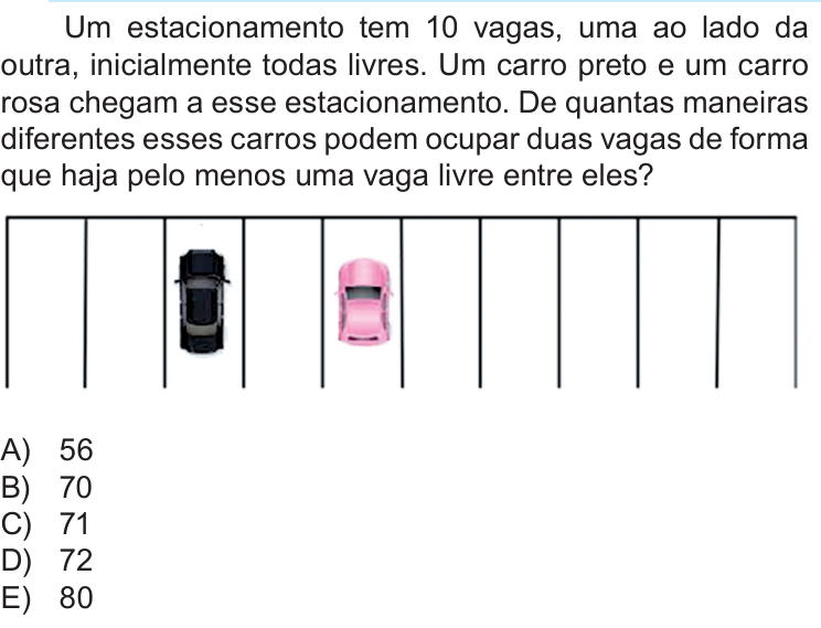 Questão 10 no caderno Nível 3 da OBMEP 2018